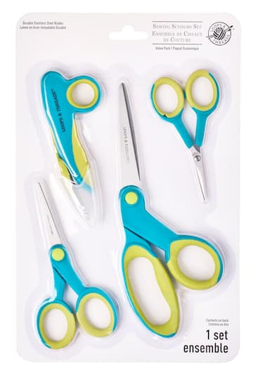 6 Packs: 4 ct. (24 total) Sewing Scissors by Loops &#x26; Threads&#x2122;